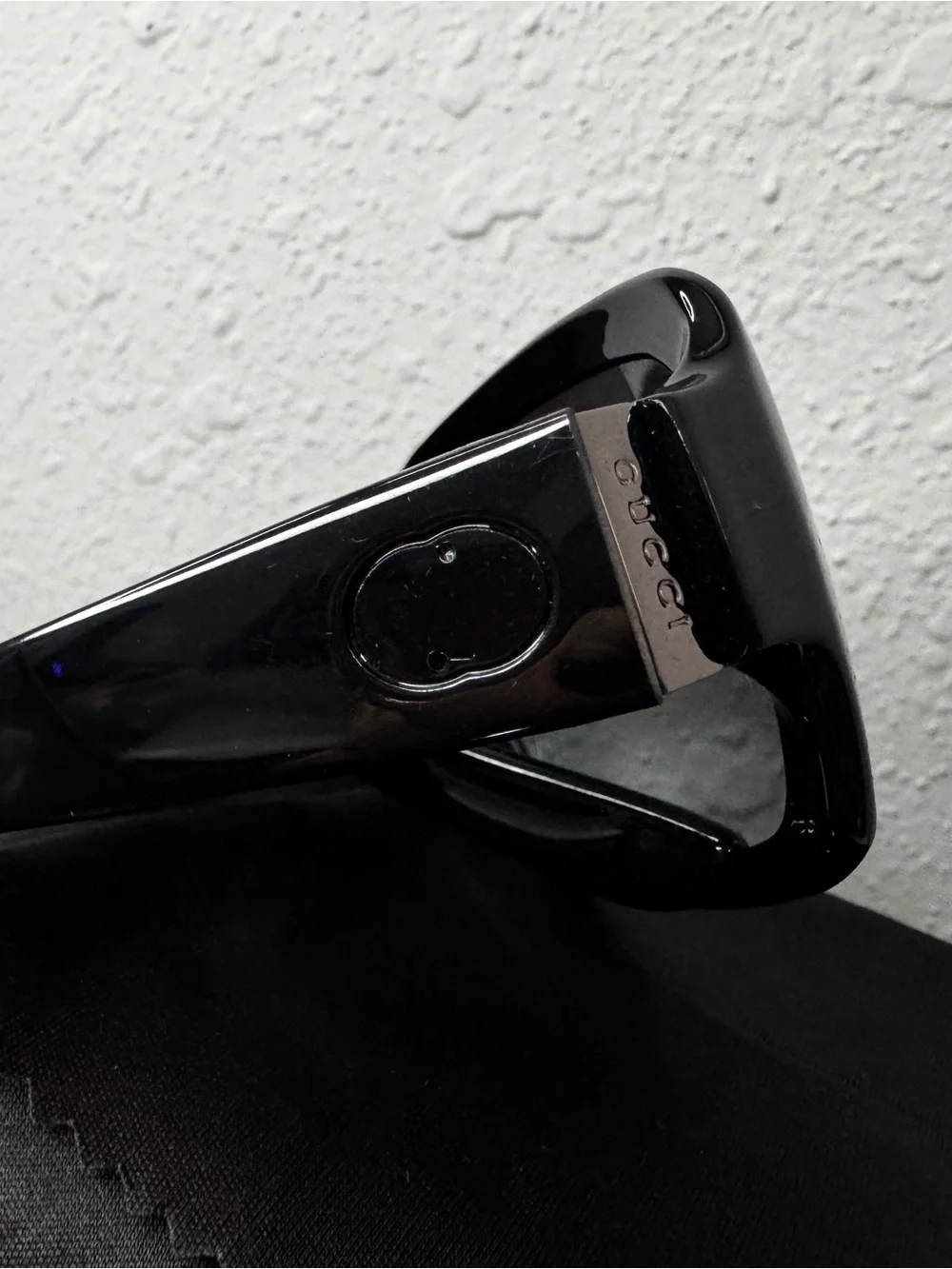 Gucci Black Oversized Rectangular Women’s Sunglasses